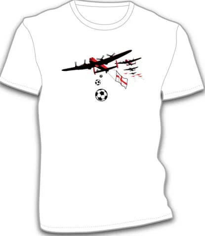 Mens - Bombs Away T-Shirt - White - S - Blanc Image 1