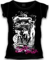 Ladies - Retro Pop T-Shirt - Black - S - Noir Image 1