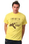 Mens - I Am Set To Stun T-Shirt - Yellow - S - Citron Image 1