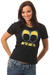 John And Edward Ladies T-Shirt - Black - S - Noir Image 1