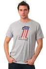 Mens Harley Davidson NO 1 Logo T-Shirt - Grey - S - Gris Image 1