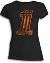 Harley Davidson - NO 1 Distressed - Ladies Skinny T-Shirt - Black - S - Noir Image 1