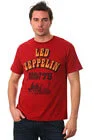 Led Zeppelin - Earls Court Vintage - Men's T-Shirt - Red - S - Rouge Image 1