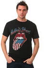 Rolling Stones -Tour Of USA - Men's T-Shirt - Black - S - Noir Image 1