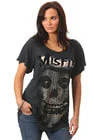 House Of The Gods - Ladies Misfits T-Shirt - Washed Black - XS - Noir Image 1