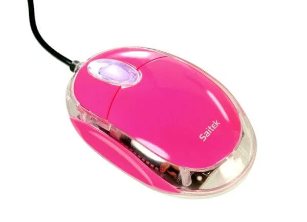 Saitek Notebook Mouse Pink Image 1