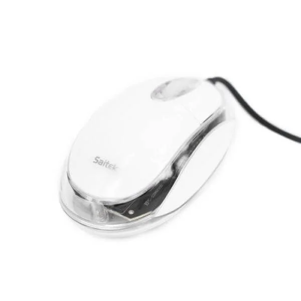 Saitek Notebook Mouse White Image 1