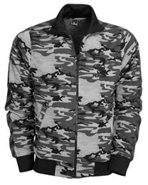 Hummel Men's Atlantic Zip Jacket - Black Camo - S - Noir/Gris Image 1