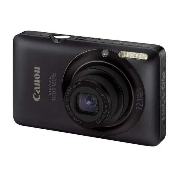 Canon IXUS120 IS Black Digital Camera plus FREE Accessories pack Image 1