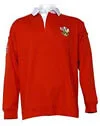Wales Long Sleeved Rugby Shirt - S - Rouge Image 1