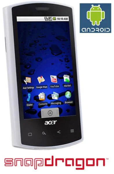 Acer Liquid A1 Smartphones - White Image 1