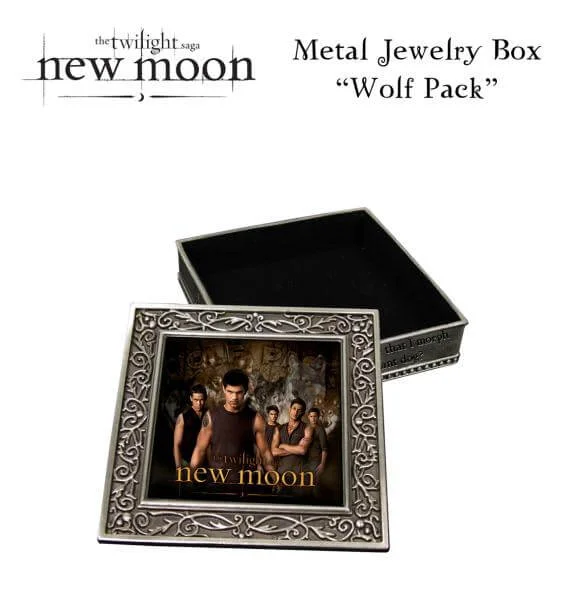 Twilight New Moon - Metal Jewellery Box - Wolf Pack Image 1