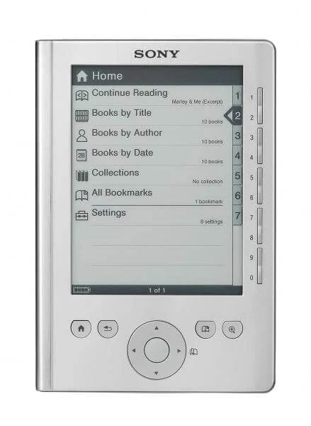 Sony PRS-300 Pocket Edition eReader - Silver Image 1