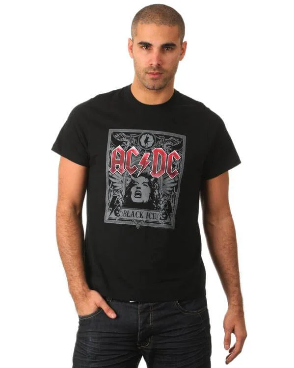 AC/DC Men's Angus Ice T-shirt - Black - S - Noir Image 1