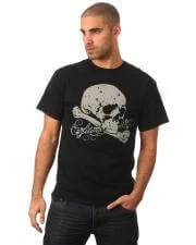 Editors Men's Skull T-Shirt - Black - S - Noir Image 1