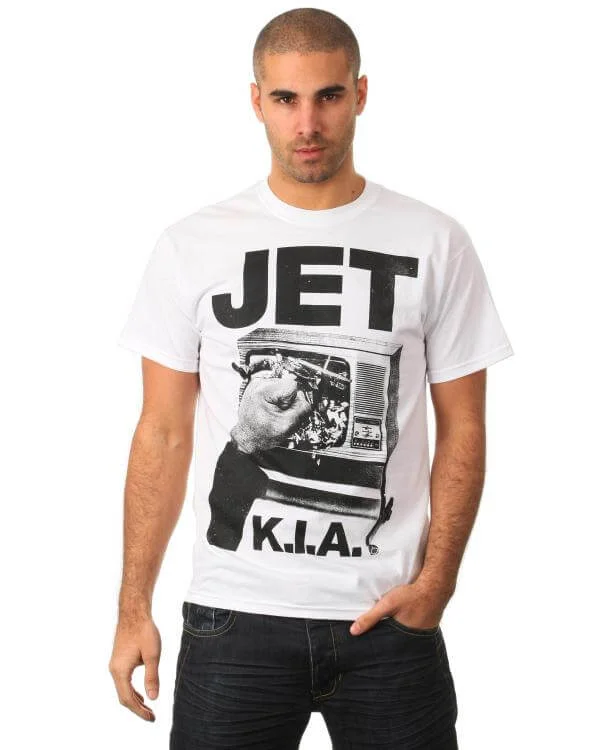 Jet Men's Tv First T-Shirt - White - S - Blanc Image 1