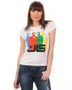 JLS Women's Band Members T-Shirt - White - S - Blanc Image 1