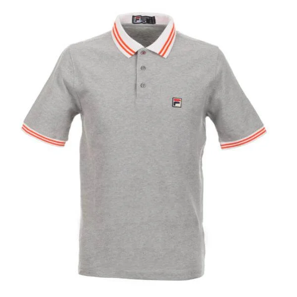 FILA Match Polo Shirt - S - Gris Image 1