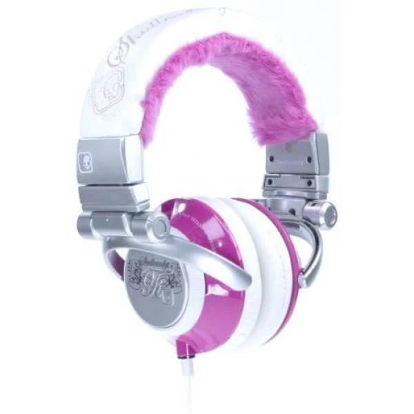 Skullcandy TI Headphones (Pink Fur) Image 1