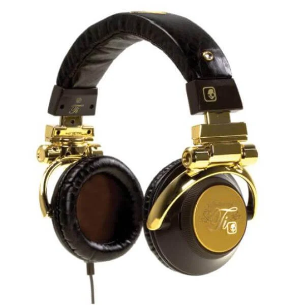 Skullcandy TI Headphones (Brown/Gold) Image 1