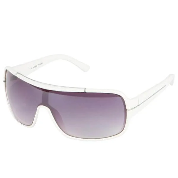 Zlatan Mask style sunglasses - White-Smoke Image 1