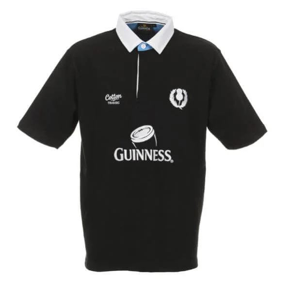 Guinness Scotland Rugby Shirt - M - Noir Image 1