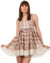 Yumi Madeline Floral Frill Dress - Pink - S - Rose Image 1