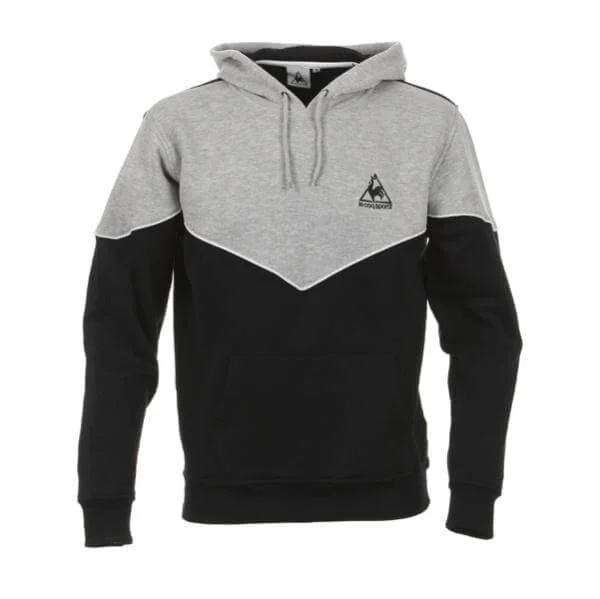 Le Coq Mustang Hooded Sweatshirt- Black - S Image 1