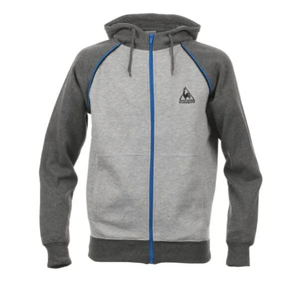 Le Coq Firebird Hooded Sweatshirt- Grey - S - Gris Image 1