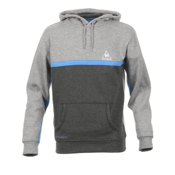 Le Coq Spanner Hooded Sweatshirt-Grey - S - Gris Image 1