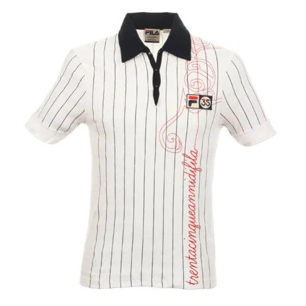 FILA 35th Anniversary Polo Shirt - S - Crème Image 1