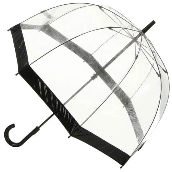 Fulton Birdcage umbrella - Black Image 1