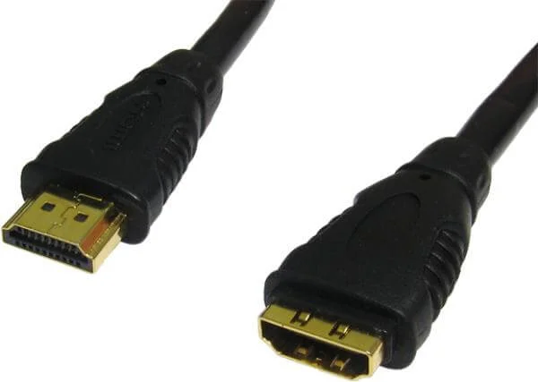 BEST Gold HDMI Extension Cable A M - A F 3 Mtr (CDLHD-403) Image 1