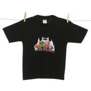 Kids' Marvel Heroes T - Shirt - Black - 3-4 Yrs - Noir Image 1