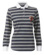 Henri Lloyd Woman's Samantha Rugby Shirt - XS - Gris Chiné Image 1