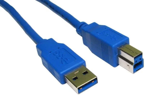 BEST 2m USB 3.0 A Male – B Male - Blue (USB3-802BL) Image 1