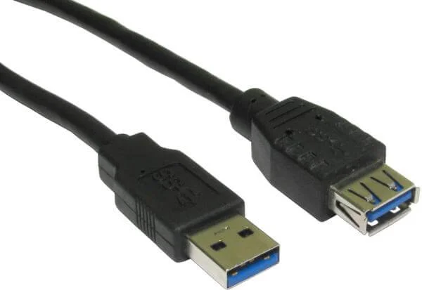 BEST 2m USB 3.0 A Male - A Female Extension (USB3-822K) Image 1