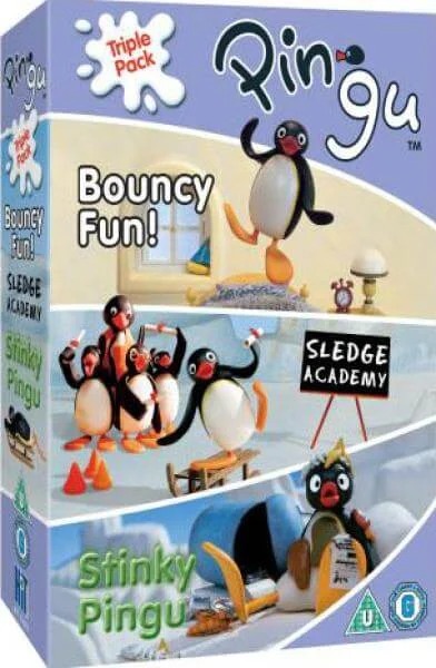 Pingu Triple Pack (Bouncy Fun! / Sledge Academy / Stinky Pingu) Image 1