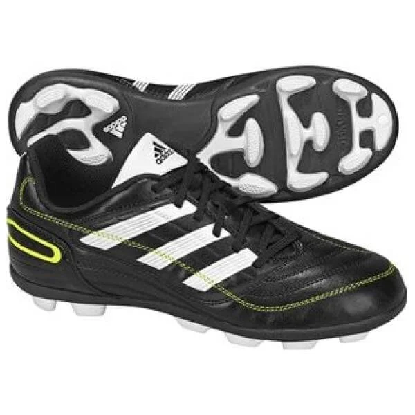 adidas Puntero V TRX Junior Turf Shoe-Black/White/Silver - 3 - Noir Image 1