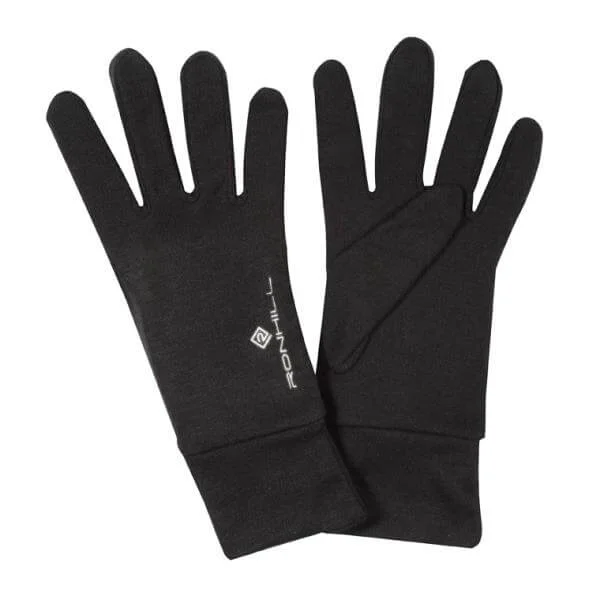 RonHill Lite Running Gloves - Black - S - Noir Image 1