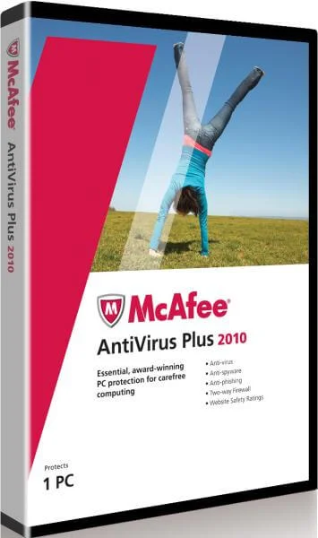 McAfee Anti Virus Plus 2010 - 1 user Image 1
