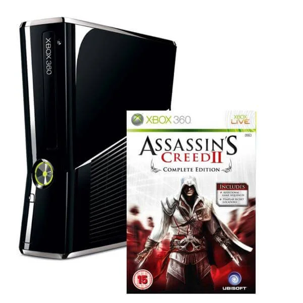 Xbox 360 250GB Bundle (Includes Assassin's Creed 2: Complete Edition) Image 1