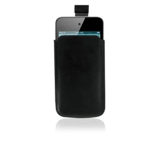 Exspect Leather Slip Case for New iPod Touch 4th Gen - Black Image 1