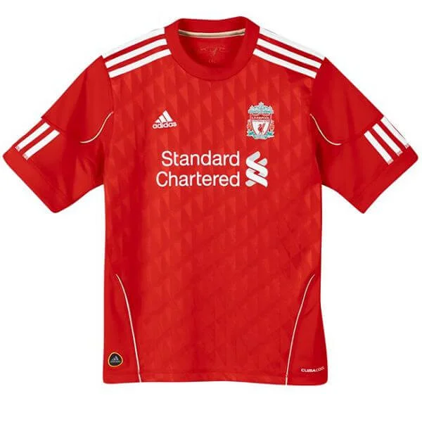 Liverpool Home Shirt 2010/12 Short Sleeve – Kids - 8 - Rouge Image 1