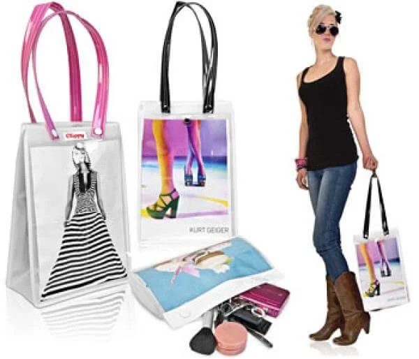 Clippy Customisable Tote Bags - One Size - Noir Image 1