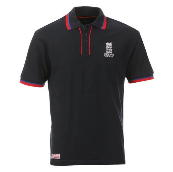 England Cricket Men's Classic Pique Polo - Navy - XS - Navy Image 1
