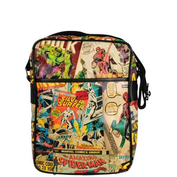 Marvel Comics Messenger Bag- Multi Image 1
