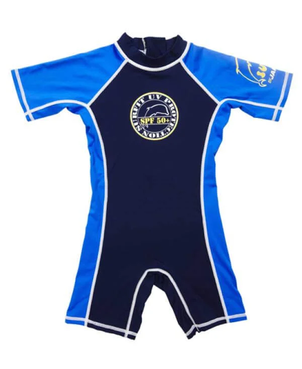 Jakabel Surfit UVP Shorty Sunsuit - Blue - XB (3-6 Months) - Bleu Image 1