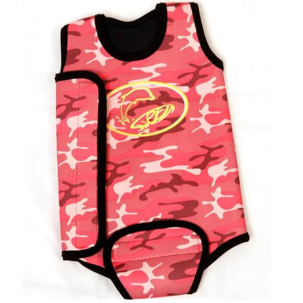 Jakabel Baby Wetsuit - Pink Camou - XB (3-6 Months) - Rose Image 1