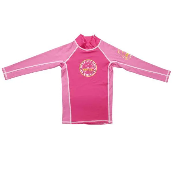 Jakabel Surfit UVP Long Sleeve Top - Pink - S (2-3 yrs) - Rose Image 1